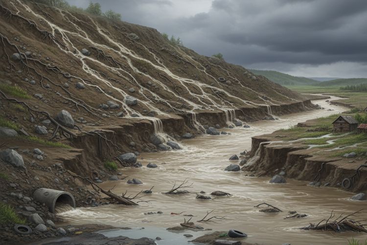 Erosion Creates Drainage and Flooding Issues