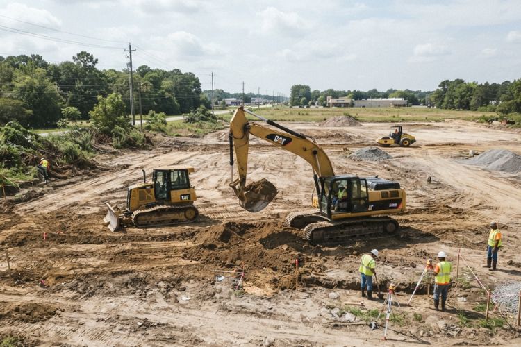 Site Development Before Construction