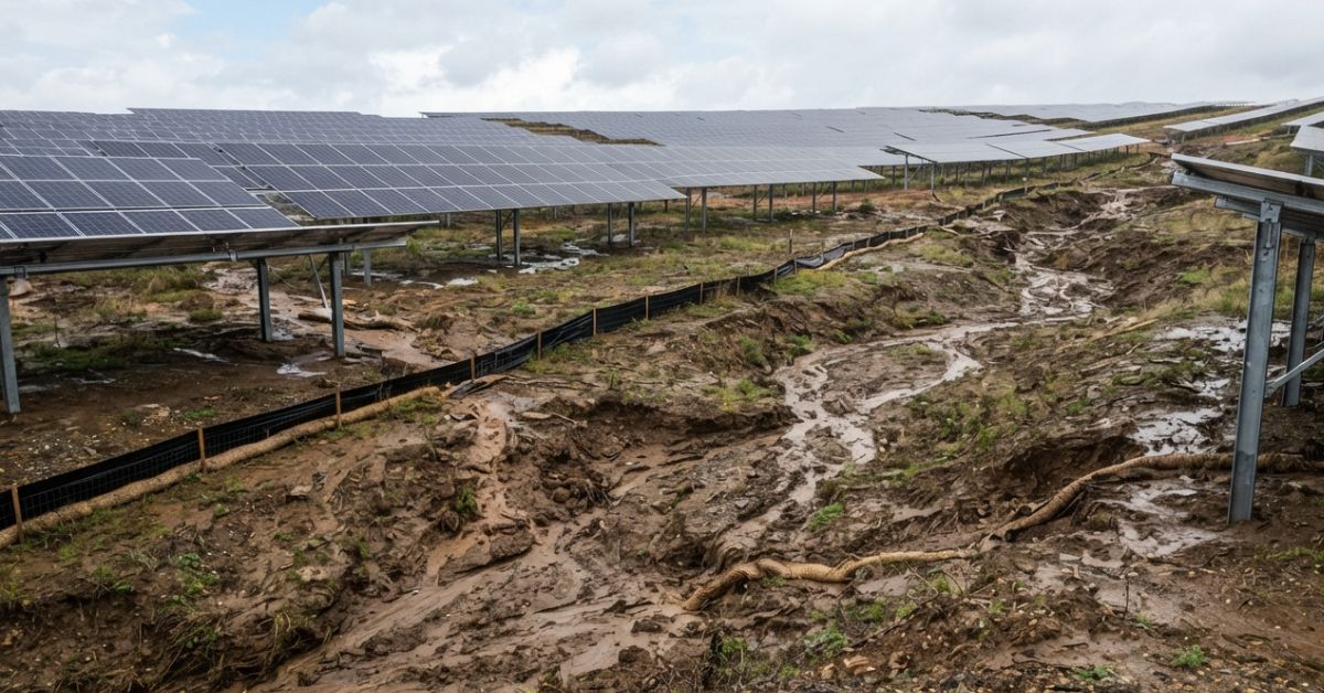 Erosion Control Challenges Unique to Utility-Scale Solar Farms