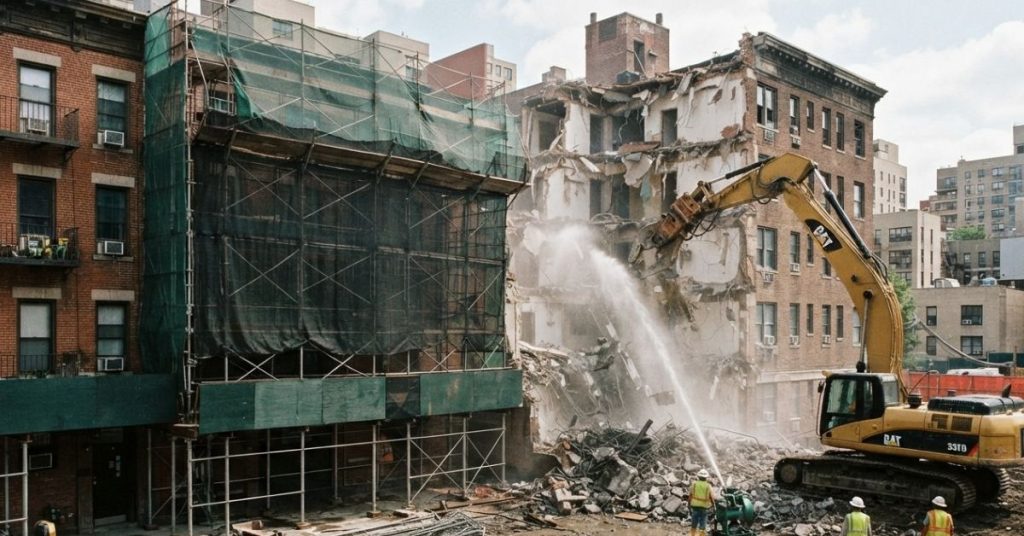 Demolition Contractors Protect Nearby Structures During Demolition