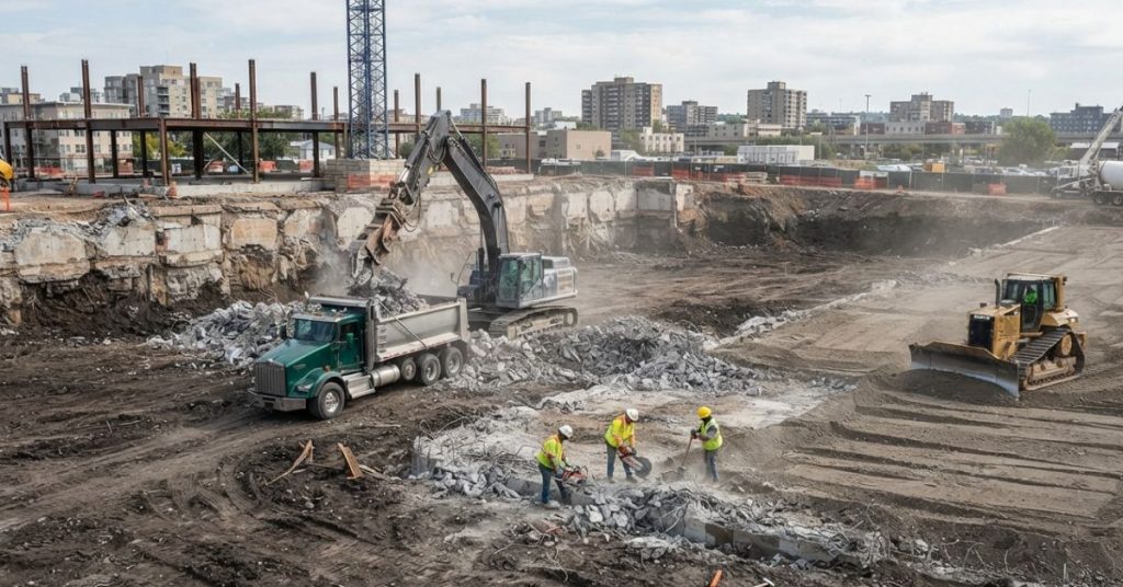 Structural Demolition Helps Prepare Sites for New Construction