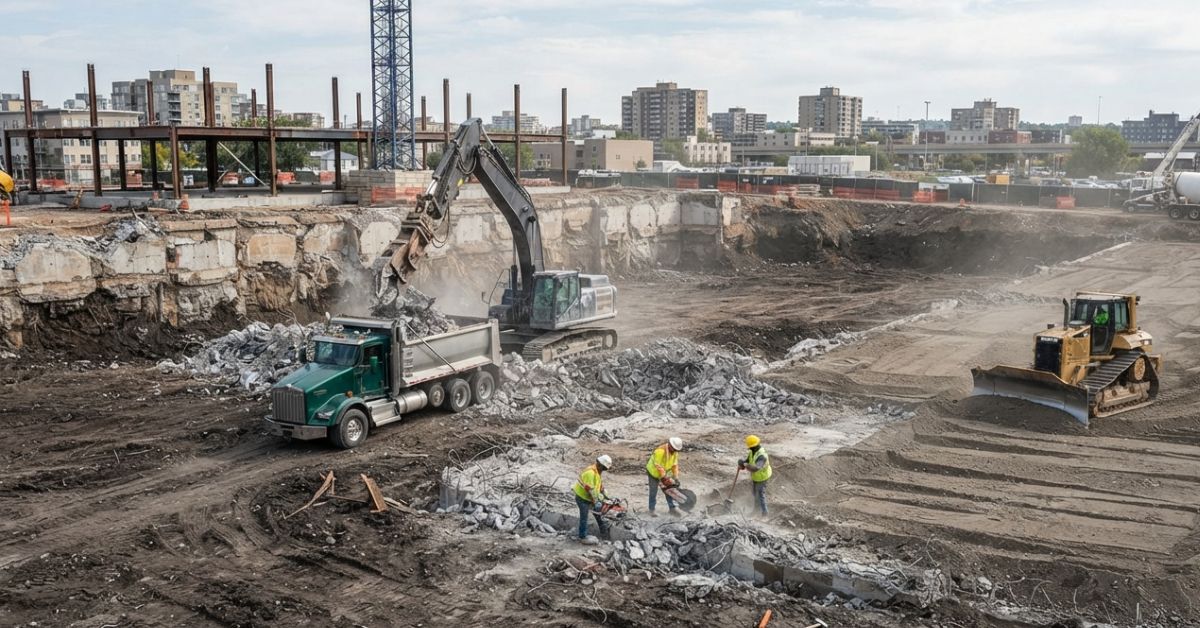 Structural Demolition Helps Prepare Sites for New Construction